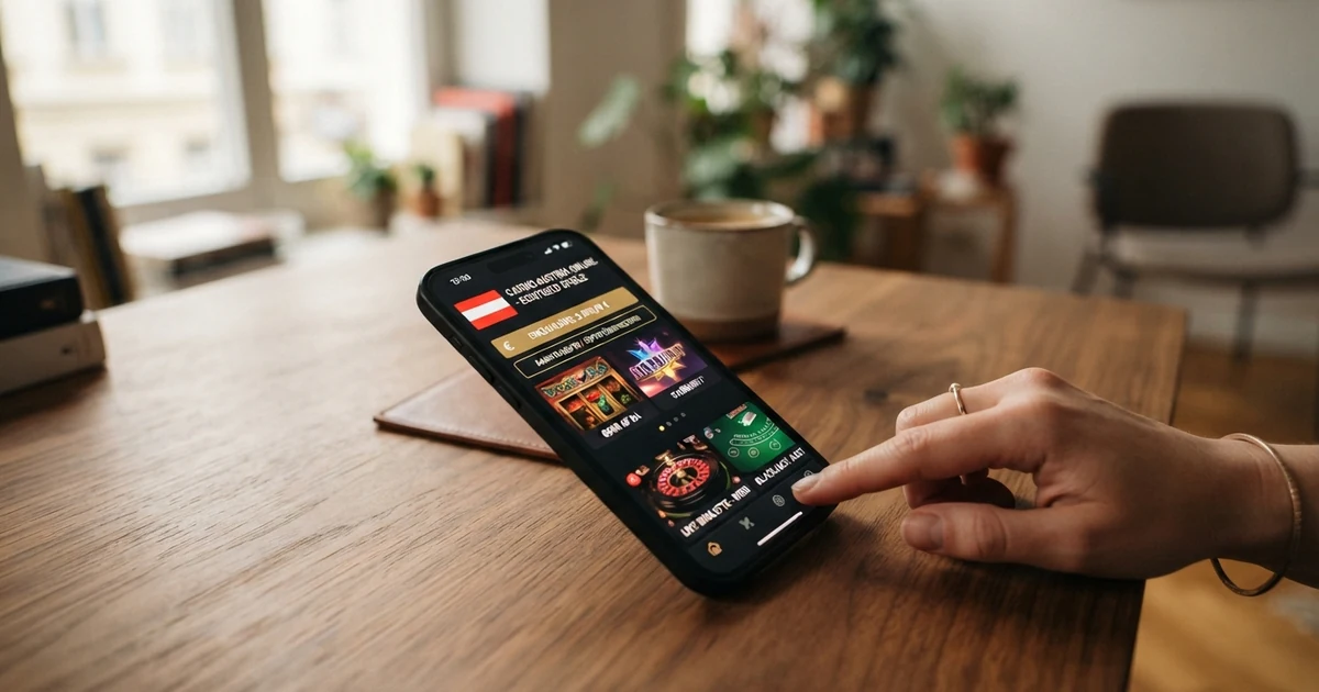 Banküberweisung als Einzahlungsmethode auf dem Bildschirm eines Online Casinos mit österreichischem Online-Banking-Fenster